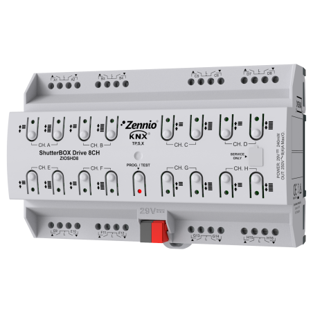 Zennio ShutterBOX Drive 8CH