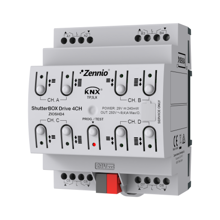 Zennio ShutterBOX Drive 4CH