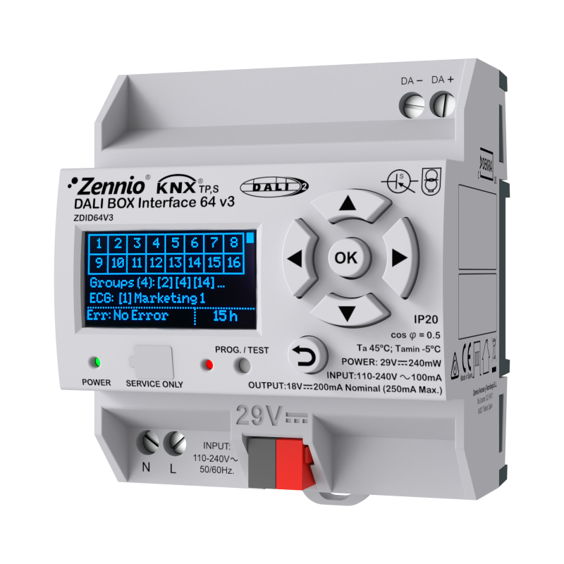 Zennio DALI BOX Interface 64 v3