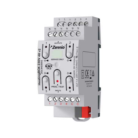 Zennio HeatingBOX 230V 4X v2