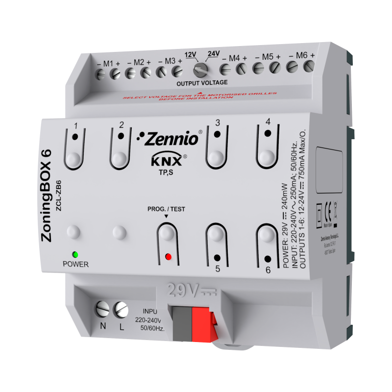 Zennio ZoningBOX 6